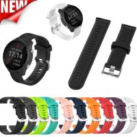 ▬ สายรัดข้อมือ ซิลิโคน สำหรับ Garmin Forerunner 245 245 645 Vivoactive 3 vivove HR ขนาด ใหม่ 20 มม.