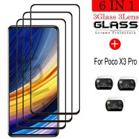 [Electronic film] กระจกนิรภัยสำหรับกล้องป้องกันหน้าจอ Xiaomi Poco X3 Pro