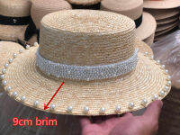 01906-xintao on sale pearl summer handmade straw lady fedoras cap women panama jazz hat