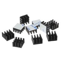 10PCS 14x14x8mm Aluminum Heatsink Cooling Fin with for 3M Thermal Tape for Cooli Adhesives  Tape