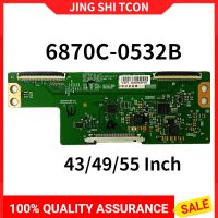 6870C-0532B 2023 Gratis Ongkir สำหรับทีวี43 49 55 TV Tcon 6870C Logic Board L แผงทีวี Lg Original T-Con Card 0532B 6870C