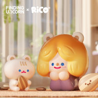 หายูนิคอร์น RiCO Happy Friends Together Series Blind สัตว์เลี้ยงสัตว์ Kawaii Action Figures Mystery Christmas Gift Kid Toy