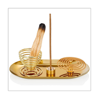 4Pcs Incense Holder, Sage Holder, Incense Burner for Incense Sticks/Coil Incense/Incense Cones,for Meditation Yoga Room