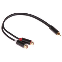 Deng 2RCA FEMALE TO 1RCA สาย Splitter CABLE Audio Splitter Converter สายลำโพง