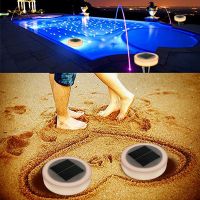 Solar Water Floating Light Outdoor 8LED Floating Garden Light NEW