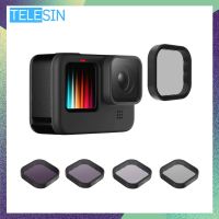 TELESIN ND8 ND16 ND32 CPL Filter Set For Gopro Hero 11 10 9 Lens Shooting Accessory