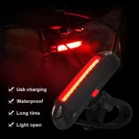 Bicycle Light LED USB Rechargeable MTB Road Bike Taillight Bright Riding Cycling Warning Rear Lamp Flashlight Bike Accessories