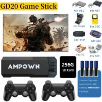 Joypad สำหรับจอสัมผัส GD20 Gxal46093เครื่องเล่นวิดีโอเกม70KGames Emuelec4.3 CPU Aigame เกมควบคุม905M สำหรับ N64 PS1