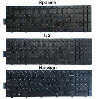 Spanish/US/Russian Keyboard For Dell Inspiron 15 3000 5000 3541 3542 3543 5542 3550 5545 5547 3551 3552 3559 3565 3567 5566 5748