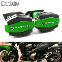 เครื่องป้องกันการกระแทกกรอบแถบเลื่อนด้านซ้ายรถจักรยานยนต์สำหรับ Kawasaki Z800 ZR800 2013 2014 2015 2016