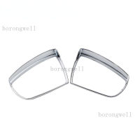 Chrome รถกระจกมองข้าง Rain Visor สำหรับ Ford Ecosport 2013-2019 Kuga 2012-2018 1คู่