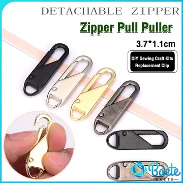 123pcs Metal Zipper Repair Kit Latch Slider Zipper Stops Retainer Insertion  Pin