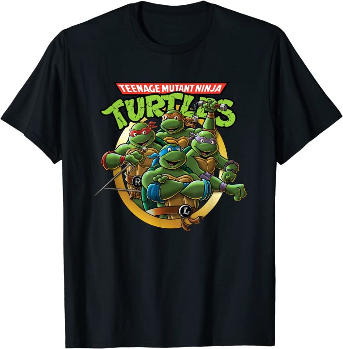 Teenage Mutant Ninja Turtles Group Green T-Shirt