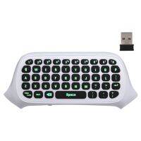 Xbox One Mini Green Backlight Keyboard 2.4G Receiver Wireless Keypad with Headset/Jack for Xbox One/S/Elite/Series X/Series S