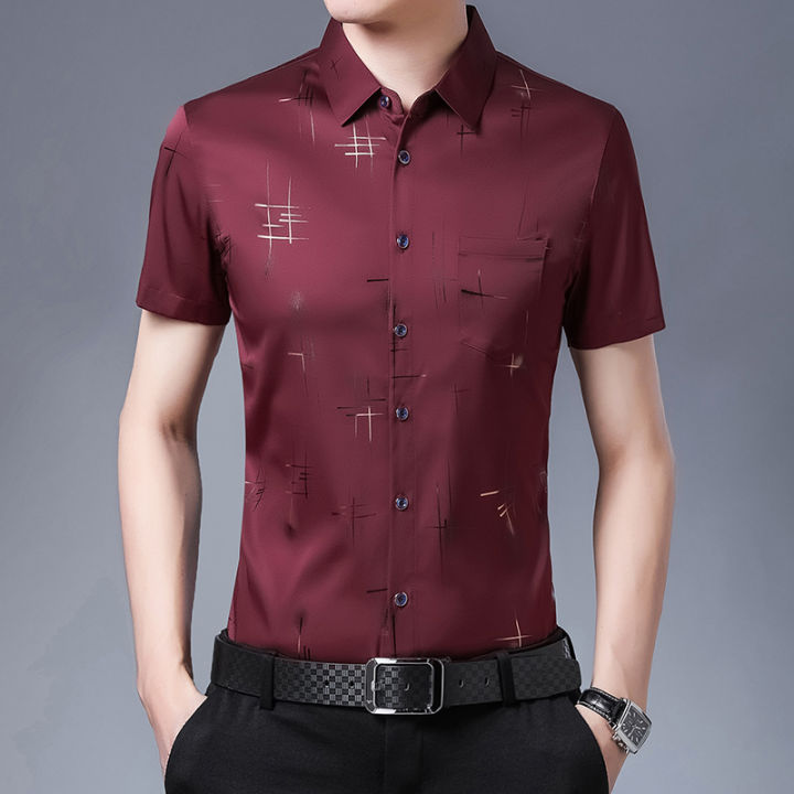 2022-new-fashion-print-shirt-men-summer-short-sleeve-silk-casual-shirts-men-slim-fit-camisa-masculina-drop-shipping-c746