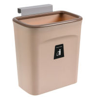 New product foldable kitchen trash can kitchen cabinet trash door hanging trash can car trash can toilet garbage waste storage