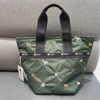 LeSportsac2022 new Japanese big capacity handbags women handbag joker color embroidery 4313 the dog