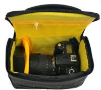 SLR DIGITAL CAMERA CASE กระเป๋ากล้อง เคสกล้อง Camera Bag สำหรับ Nikon D5100 D5200 D3200 D3300 D3100 D300 และรุ่นอื่น ฯลฯ(ดำ) (0823)