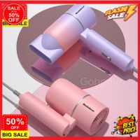 DDhair dryer ไดร์เป่าผม ไดเป่าผมแห้งไว เครื่องเป่าผม ไดเป่าผม  ที่เป่าผม เป่าผม มินิ พกพา ลมเย็น hair dryer 2ระดับ ไดร์เป่าผมหวี เป่าแห้งไว ทนทาน