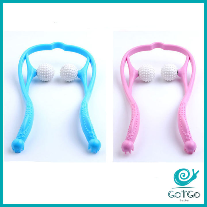 gotgo-อุปกรณ์นวด-ช่วยให้ร่างกายผ่อนคลาย-นวดตัว-ผ่อนคลาย-กระตุ้นการไหลเวียนโลหิต-neck-massager-สปอตสินค้า