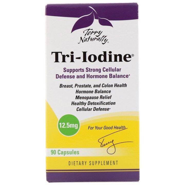 TriIodine, 12.5 mg, Potassium Iodide, Sodium Iodide & Natural Iodine