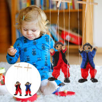 Qifull 2pcs Pirate Marionette Puppet String Wood Pirate String Marionette Puppet Show Toy Interactive Pirate Toy