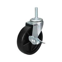 1.5/2/3/4 inch screw brake caster industrial furniture seat office chair caster rack wheel 4 inch universal wheel