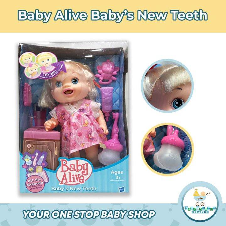 Baby Alive Baby's New Teeth Doll for Kids Lazada PH