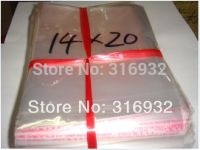【DT】 hot  Clear Resealable Cellophane/BOPP/Poly Bags 14*20cm Transparent Opp Bag Packing Plastic Bags Self Adhesive Seal 14*20 cm