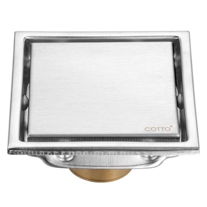 ตะแกรงน้ำทิ้งสเตนเลส-cotto-ct6403z2p-hm-ตะแกรงดักกลิ่น-stainless-steel-floor-drain-cotto-ct6403z2p-hm-4