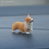 DIY Material Great Resin Micro-landscape Corgi Ornaments Easy to Carry Dog Small Statue Ornamental for Kids