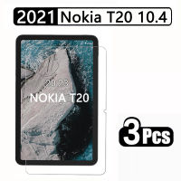 (3แพ็ค) กระจกนิรภัยสำหรับ Nokia T20 10.4 2021 TA-1397 TA-1394 TA-1392ป้องกันรอยขีดข่วนเต็มครอบคลุมแท็บเล็ตป้องกันหน้าจอ Film888