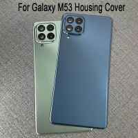 เคส Galaxy ที่อยู่อาศัย M53 M53ประตูกระเป๋าใส่แบตเตอรี่กลับด้านหลังชิ้นส่วนอะไหล่ที่มีสติกเกอร์กาว + โลโก้