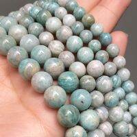 A+ Natural Stone Genuine Amazonite Beads Round High Quality Loose Spacer Beads For Jewelry Making DIY Bracelets 15"Inch 6/8/10mm