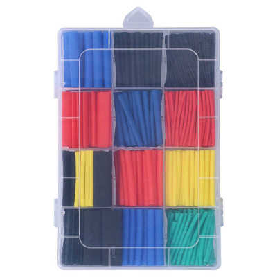 Heat Shrink Wire Wrap Electrical Cable Heat Shrink Sleeve  Heat Shrink Tubing Kit 2:1 PE Electrical Cable Sleeve Wire Wrap Electrical Circuitry Parts