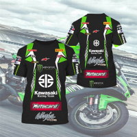 2023 NEW This T-shirt with the Kawasaki 3d Logo Is of High Quality And Suitable for Both Men And Women. fashion t-shirt