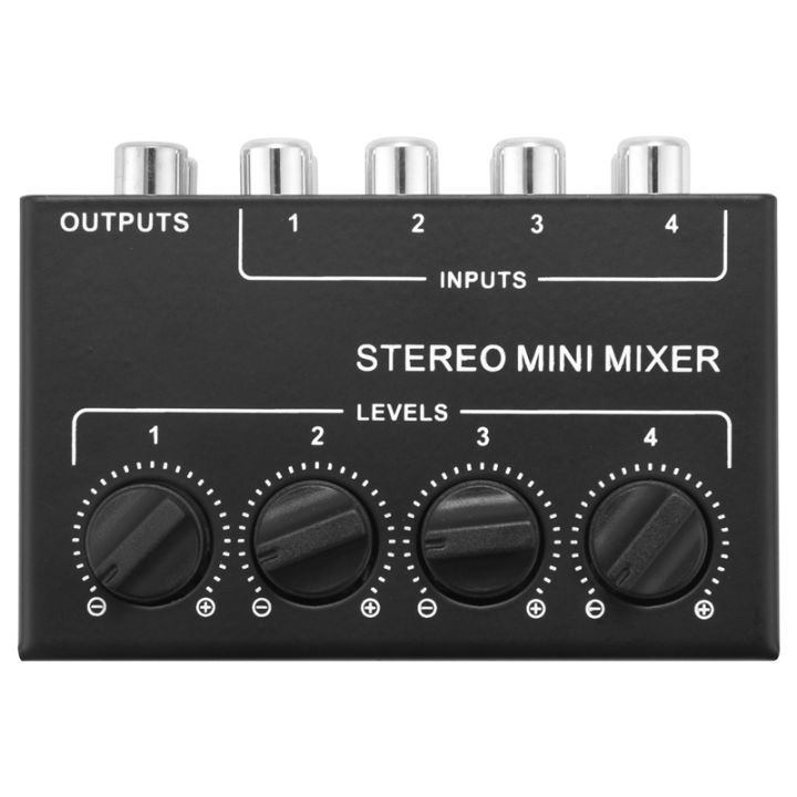 cx400-mini-stereo-rca-4-channel-passive-mixer-small-mixer-mixer-stereo-dispenser-for-live-and-studio