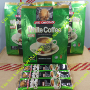 03 bịch Cà phê trắng vị Hạt Phỉ Hazelnut Aik Cheong 600g 15 gói dài x 40g