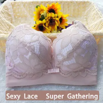 Everyday Bras Sexy Striped Lace Bra Women Underwear Shockproof