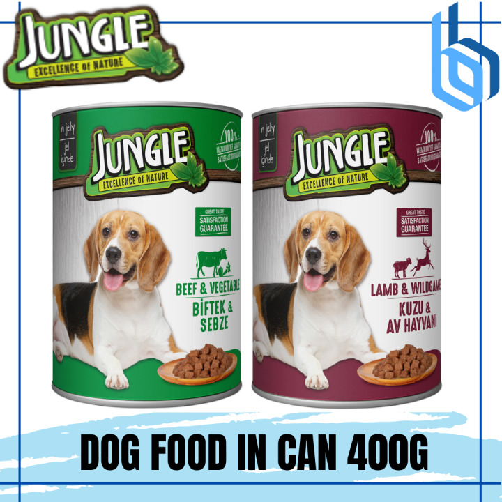 Jungle Wet Dog Food in Can 400G Lazada PH