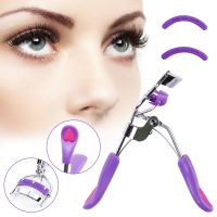 ❡㍿◙ Ladies Makeup Eyelash Curlers False Eyelashes Natural Curling Cosmetic Beauty Makeup Tools Eyelash Curlers for All Eye Shapes