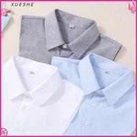 XUESHE แฟชั่นสำหรับผู้หญิง คลาสสิกแบบคลาสสิก ผ้าคอตตอน ปกคอแบะของเสื้อ อุปกรณ์เสริมเสื้อผ้า ปกเสื้อปลอม เสื้อคอปกปลอม