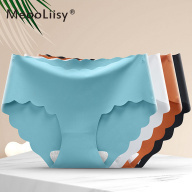 MeooLiisy 1PCS Seamless Ice Silk Women Panties Mid thumbnail