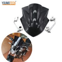 สำหรับ KAWASAKI Z250 Z300 Z650 Z750 Z750R Z800 Z1000 Bajaj Dominar Pulsar 200NS NC700X NC750X CB500F GSX-1000S GSR750 SV650 YAMAHA MT125 FZ1 FZ6 FZ8 FZ8N XJ6 MT-01 MT03 MT09 กระจกรถจักรยานยนต์กระจก Viser Visor กระจกด้านหน้ารถจักรยานยนต์อุปกรณ์เสริม