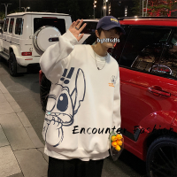 Encounter Fashion เสื้อสเวตเตอร์  เสื้อกันหนาวมีฮู้ด เสื้อกันหนาว เสื้อแขนยาวชาย เสื้อกันหนาว ลีลา น่ารัก แบบ พก พา นุ่ม MWY2391EIZ 38Z230920