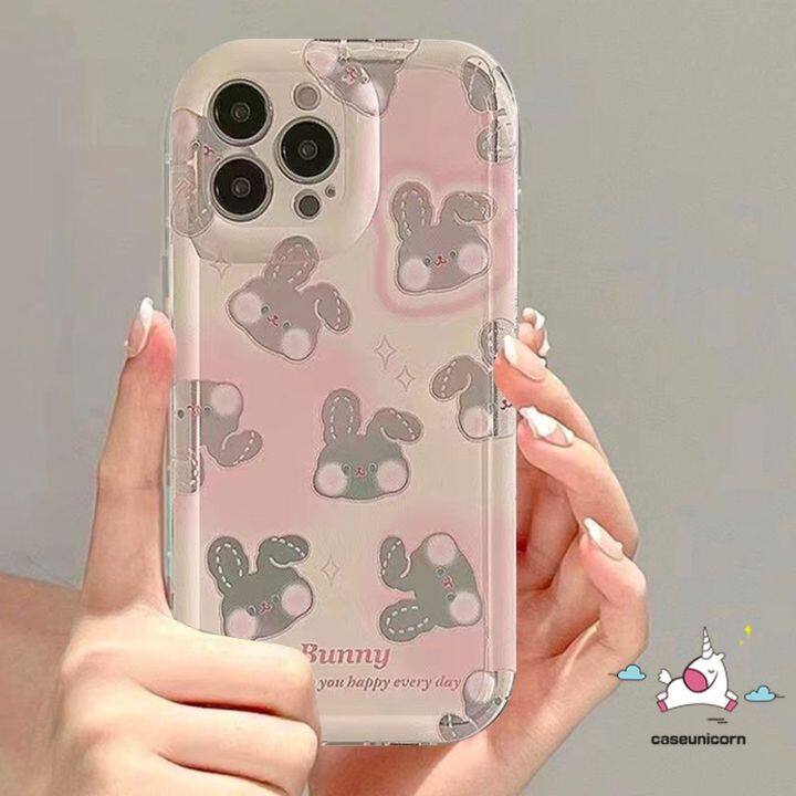 เคส-a55สำหรับ-a16-oppo-a12-a54-a17-เคส-a95-a57-a3s-a16s-a7-a31-a77-a96a16k-a9-a52แอร์แบ็กการ์ตูนดอกไม้กระต่ายเคสที่มีความคิดสร้างสรรค์