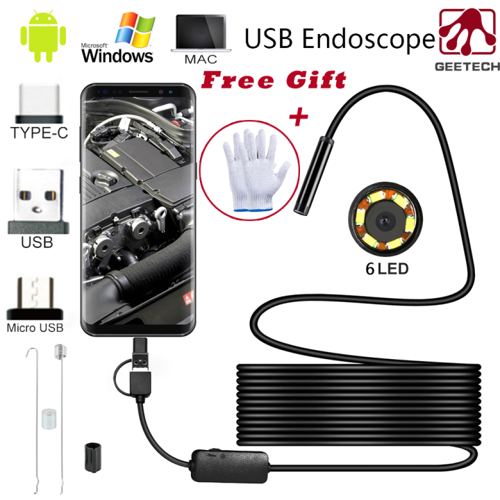 endoscope camera android usb c