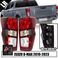 ไฟท้าย  ไฟเดิม ( หลอดธรรมดา ) รุ่น อีซูซุ ดีแม็กซ์ ISUZU D-MAX DMAX ALL NEW ปี 2020 - 2023 รวมชุดหลอดไฟ และสายไฟ