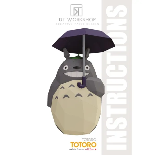Mô hình giấy Catbus  My Neighbor Totoro  Kit168 Shop mô hình giấy