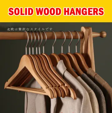 Matte Wood Hangers, Closet